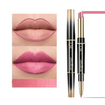 2 in 1 Lip Liner Matte Lipstick Pencil