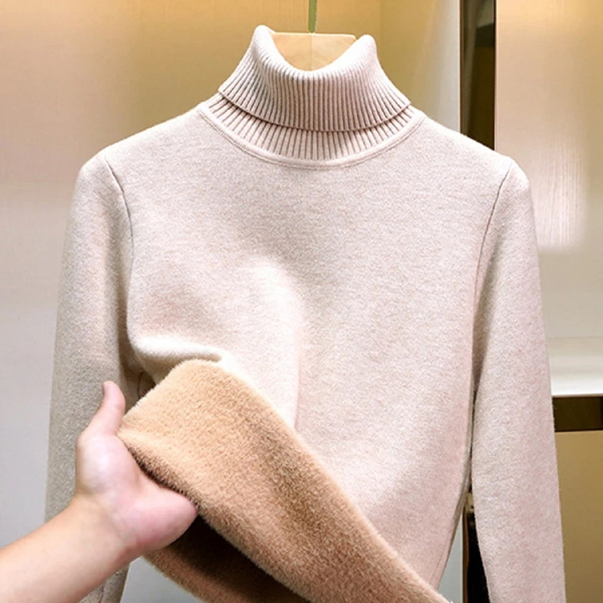 Women's Turtleneck Winter Thicken Sweater