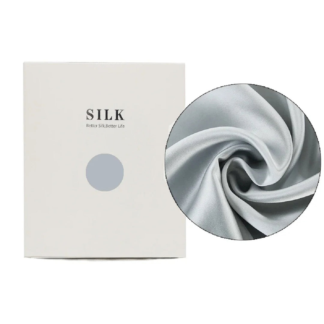 100% Mulberry Silk Pillowcase – Double-Sided Hidden Zipper Cool Touch