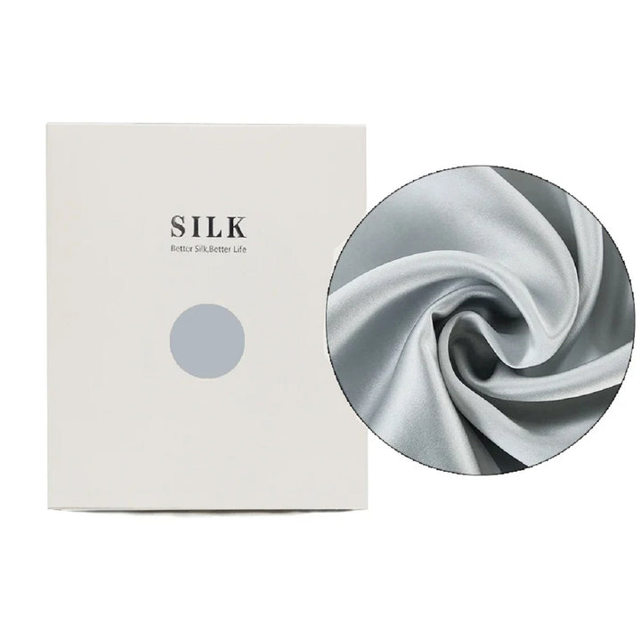 100% Mulberry Silk Pillowcase – Double-Sided Hidden Zipper Cool Touch