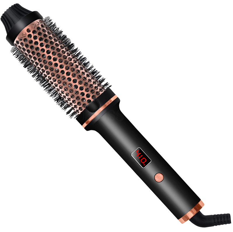 Ceramic Tourmaline Ionic Hot Brush and Round Brush Volumizer