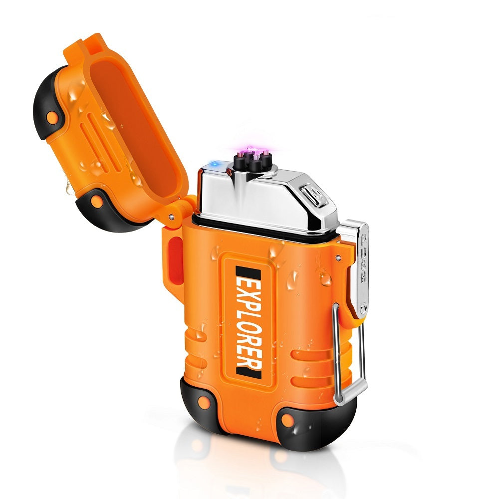 Waterproof Double Arc Lighter Windproof Plasma Lighter