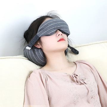 2-in-1 Travel Pillow and Eye Mask