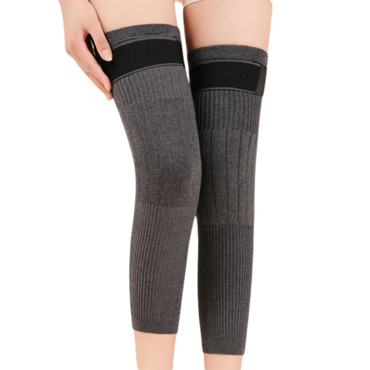 Cashmere Wool Knee Pads – Thermal Winter Support for Arthritis Pain Relief