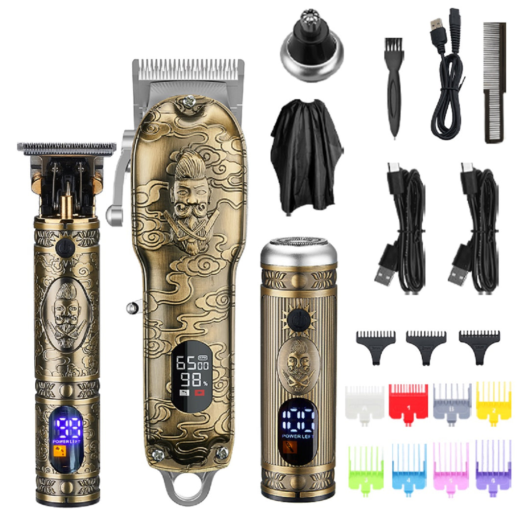 Professional Hair Barber Clippers Set