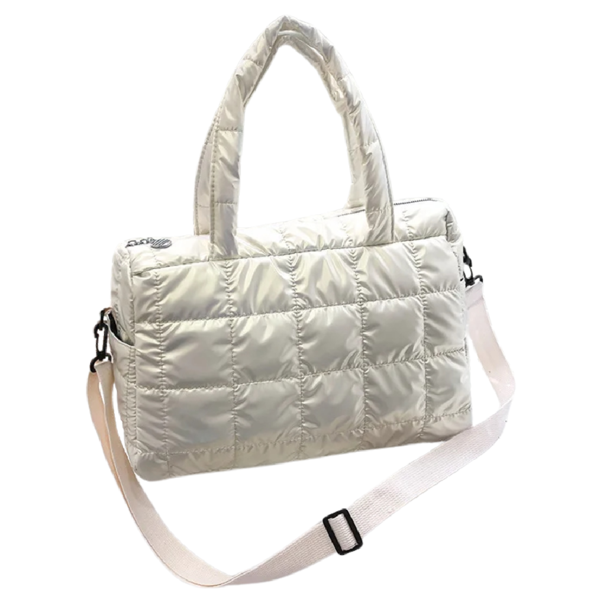 Luxury Space Padded Cotton Handbag Big Capacity Shoulder Bag
