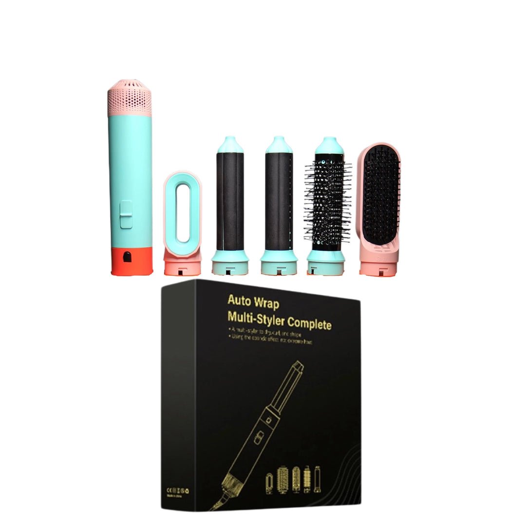 5-in-1 Hair Multi Styler – Hair Dryer with Curling Barrel and Hot Air Brush