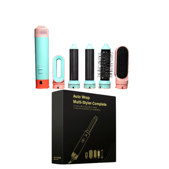 5-in-1 Hair Multi Styler – Hair Dryer with Curling Barrel and Hot Air Brush