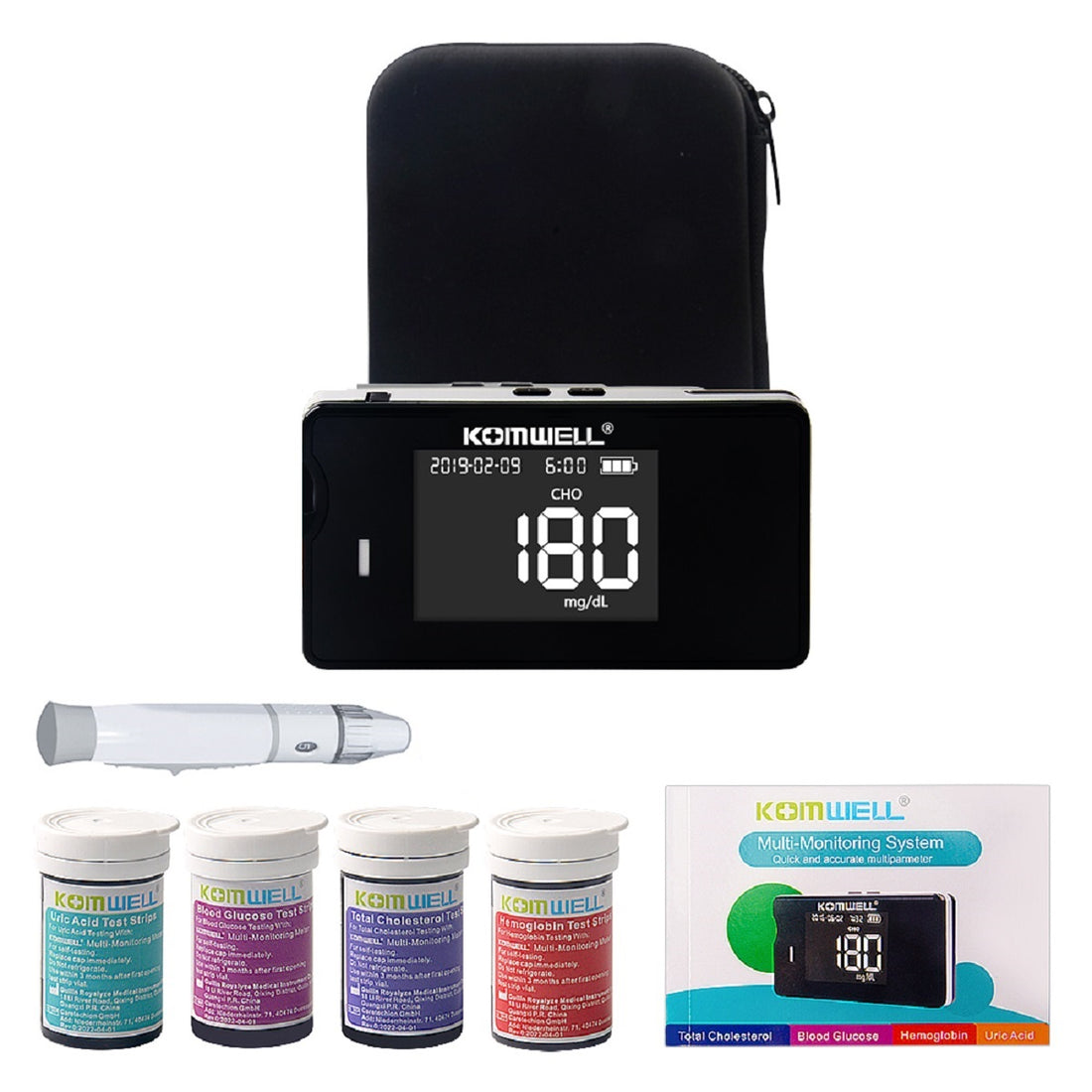 Medical Multi-Function Meter Test Strips Kit