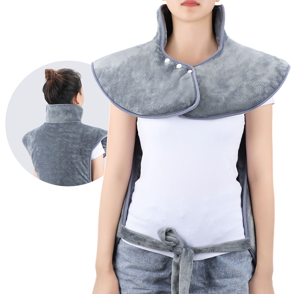 Electric heating pad shawl blanket winter warm protector therapy