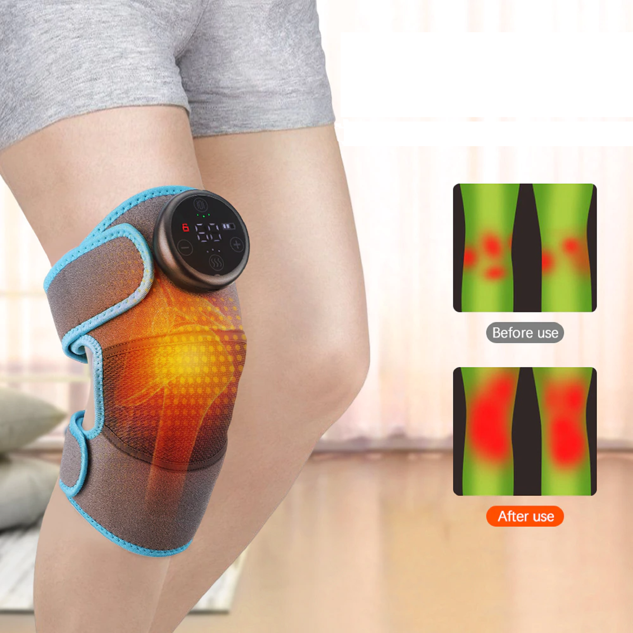Electric heating knee compress shoulder massager leg elbow joint