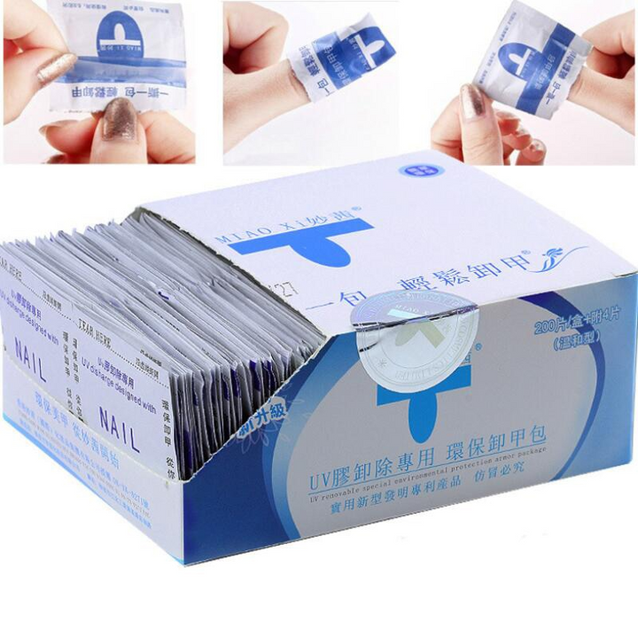 Degreaser for nails gel nail polish remover wipes