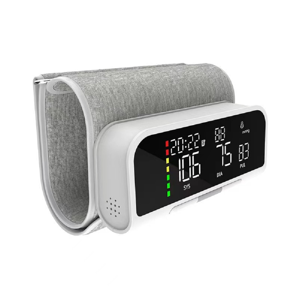 Arm voice blood pressure monitor rechargeable LCD