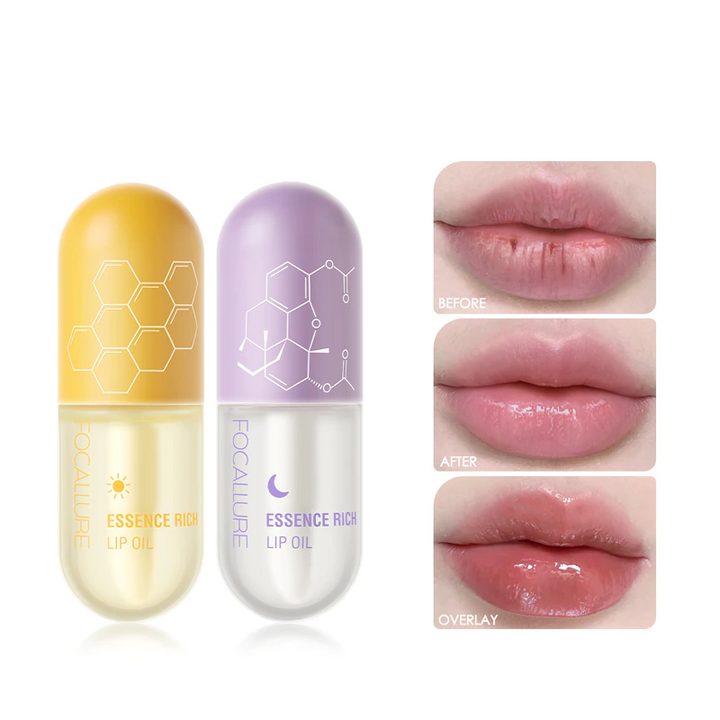 Pure natural lip oil moisturized reduce wrinkles lip balm