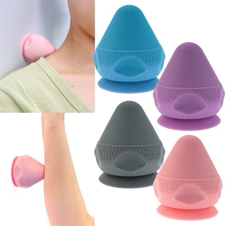 Silicone massage cone solid adsorption ball psoas thoracic spine back