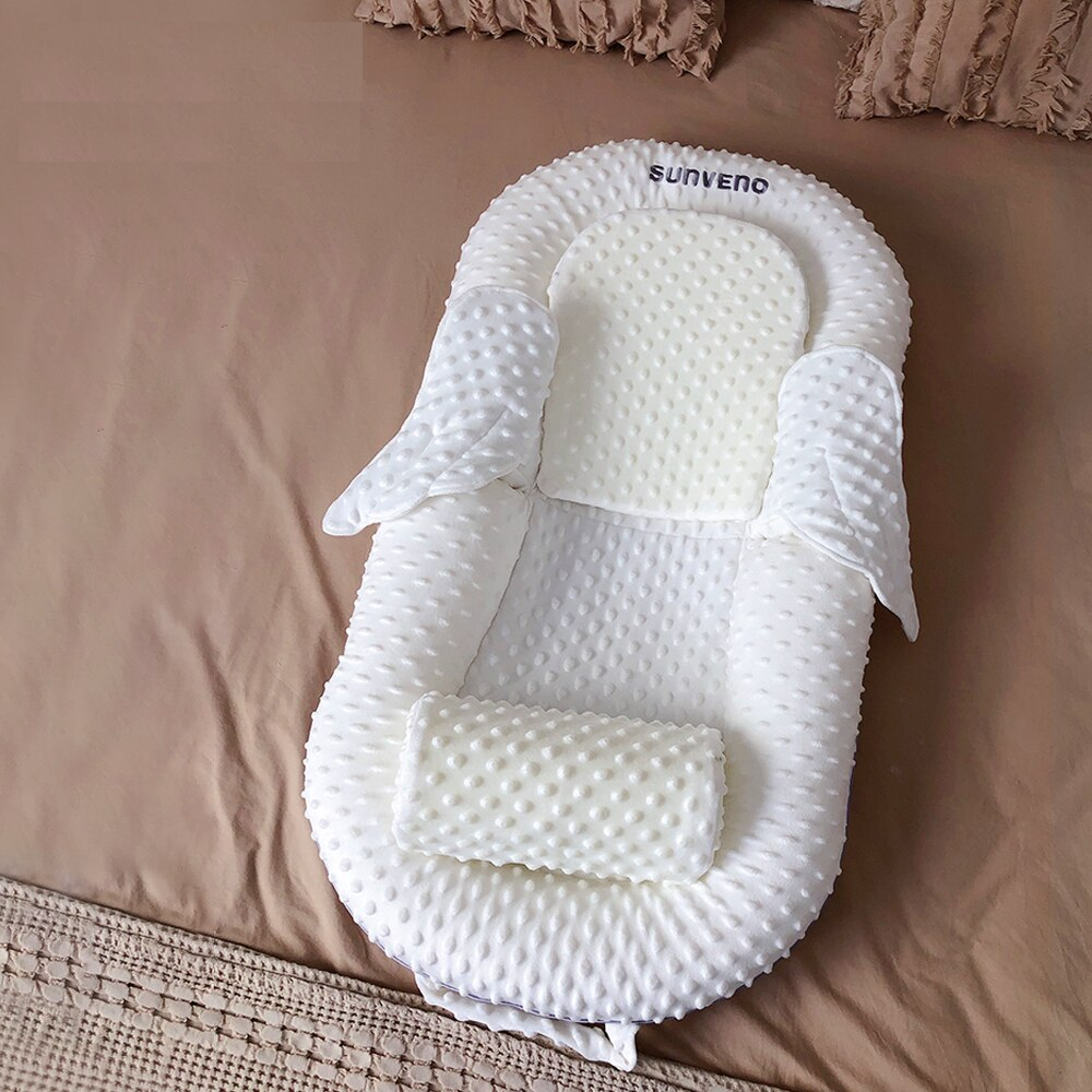 Portable baby nest infant lounger bed