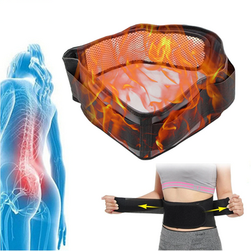 Tourmaline Self Heating Magnetic Therapy Back Waist Support Belt iciCosmetic