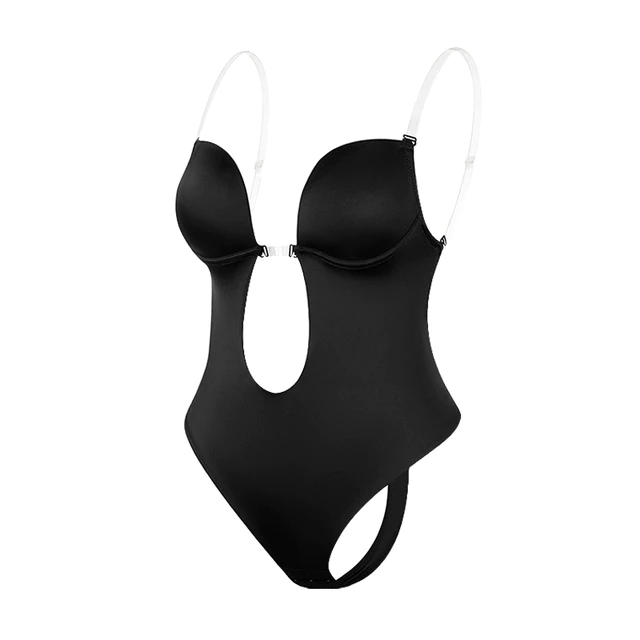 Bodysuit Shapewear Deep V-Neck Body Shaper