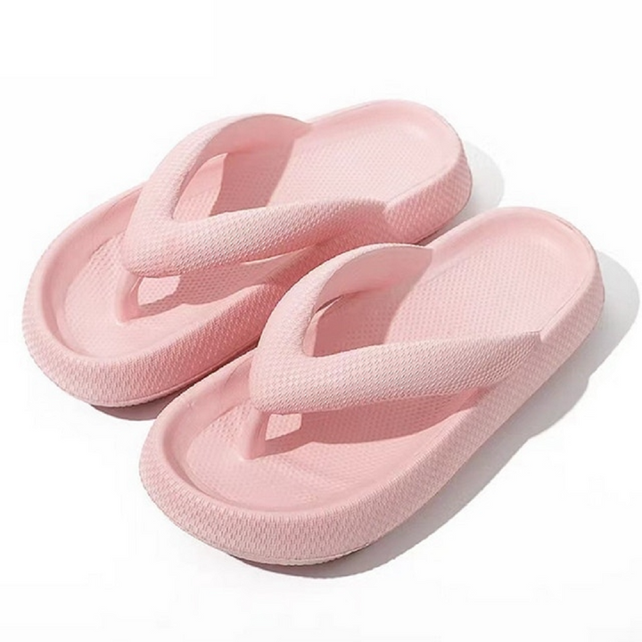 Women's thick platform flip flops beach sandals