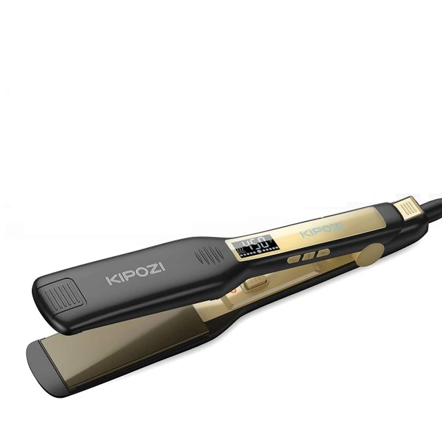 Digital LCD Instant Heating Hair Straightener Flat Iron