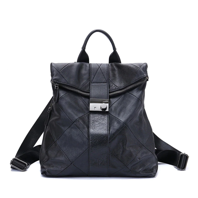 Leather Anti Theft Women Backpack iciCosmetic