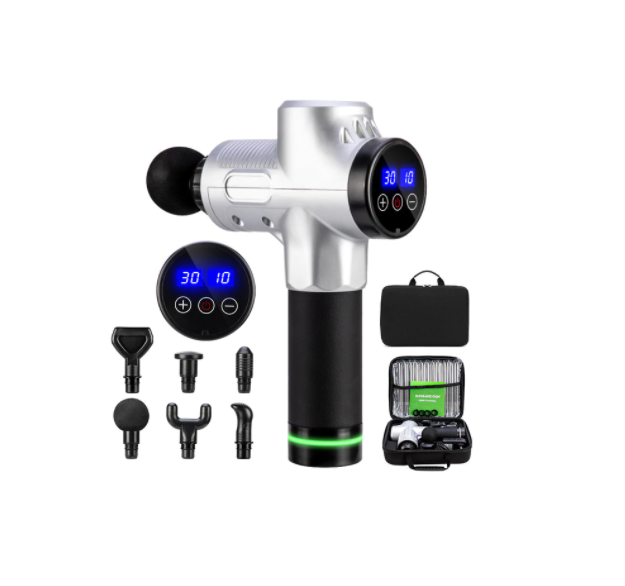 Fitness  Massager Gun six Heads With portable protective Bag
