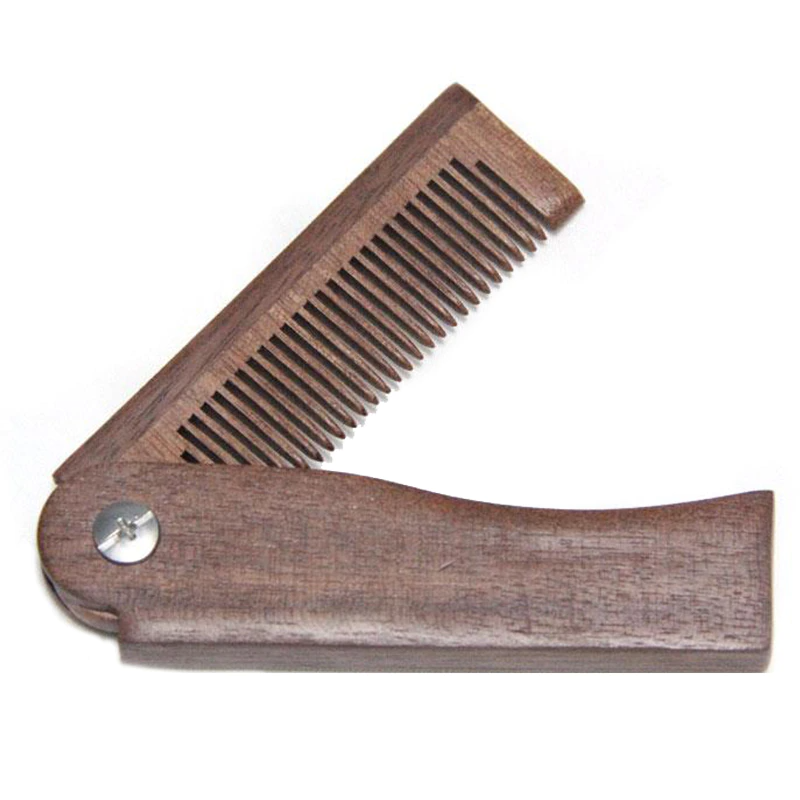 Vintage Natural Wood Hair Beard Comb