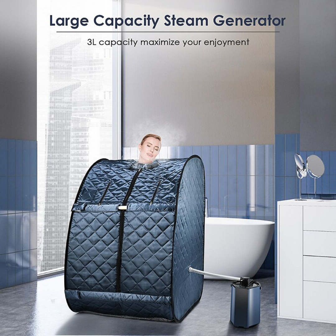 Portable steam sauna foldable lightweight for home spa
