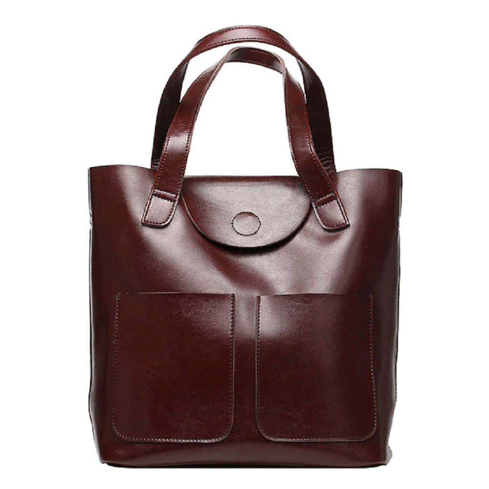 Vintage genuine leather ladies bag