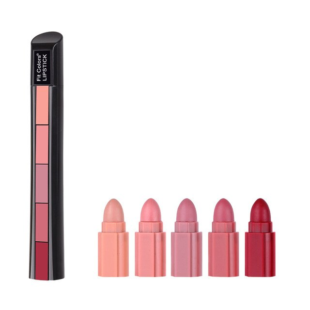 5 in 1 velvet matte compact lipstick