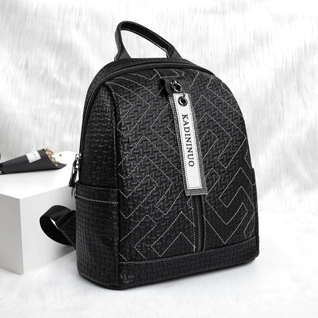Genuine Leather Backpack iciCosmetic