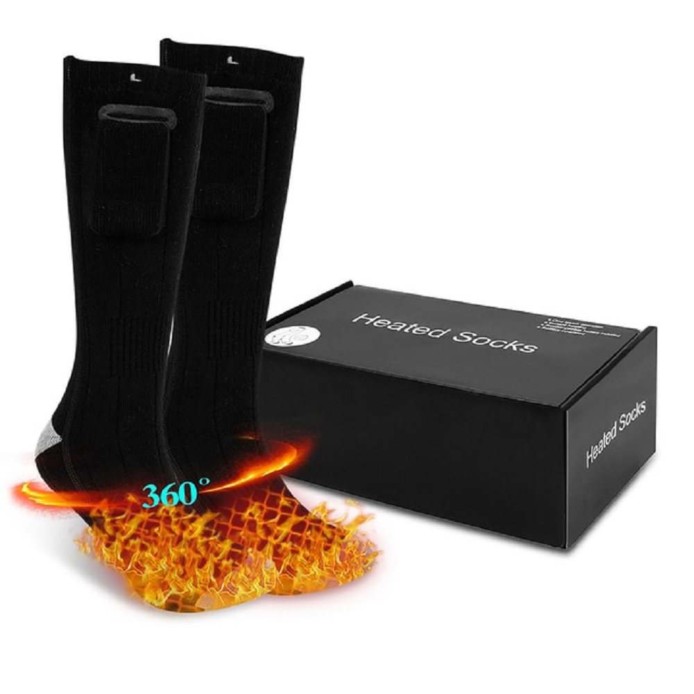 Winter thermal heating electric warm sock set