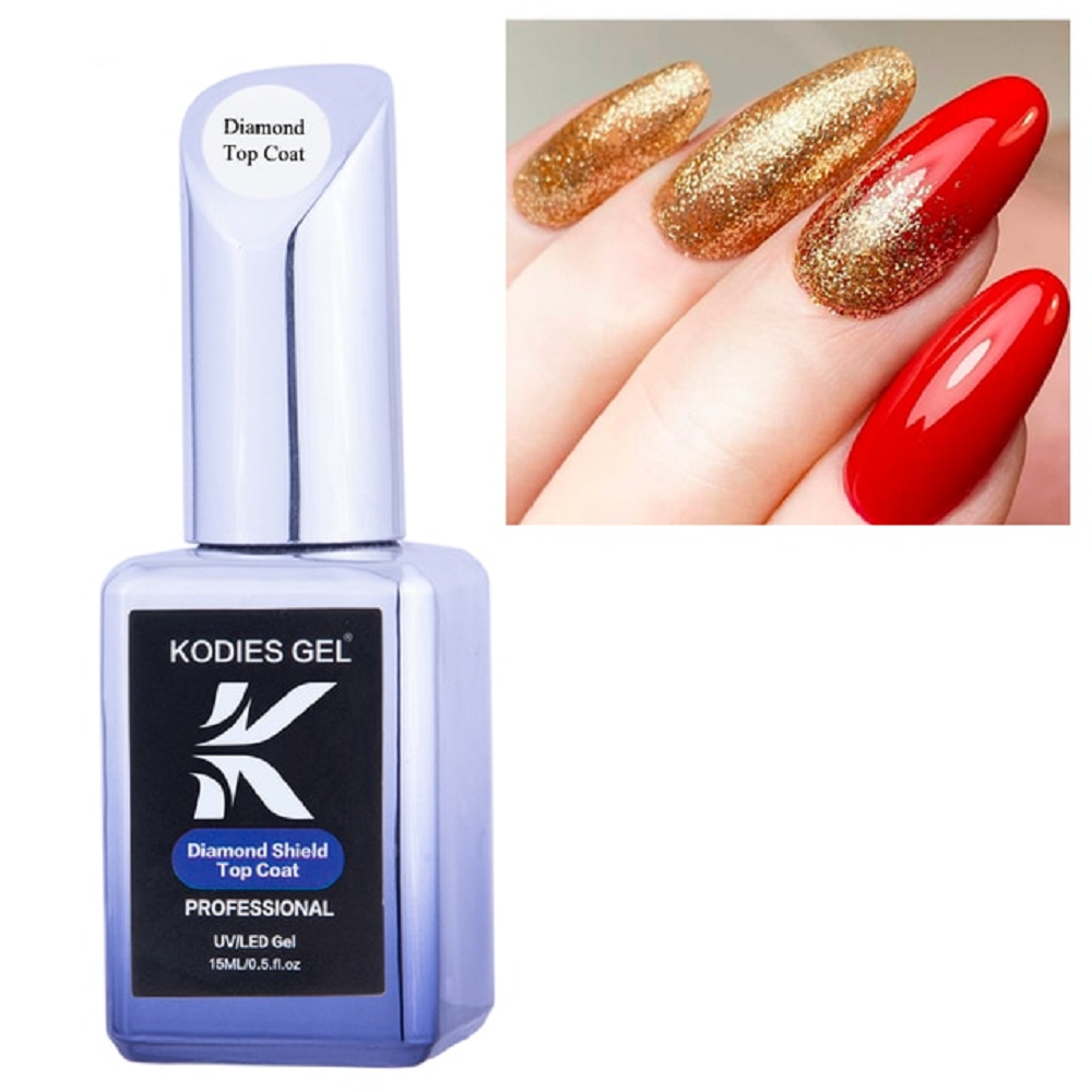 Base gel top coat UV gel nail polish diamond clear nail