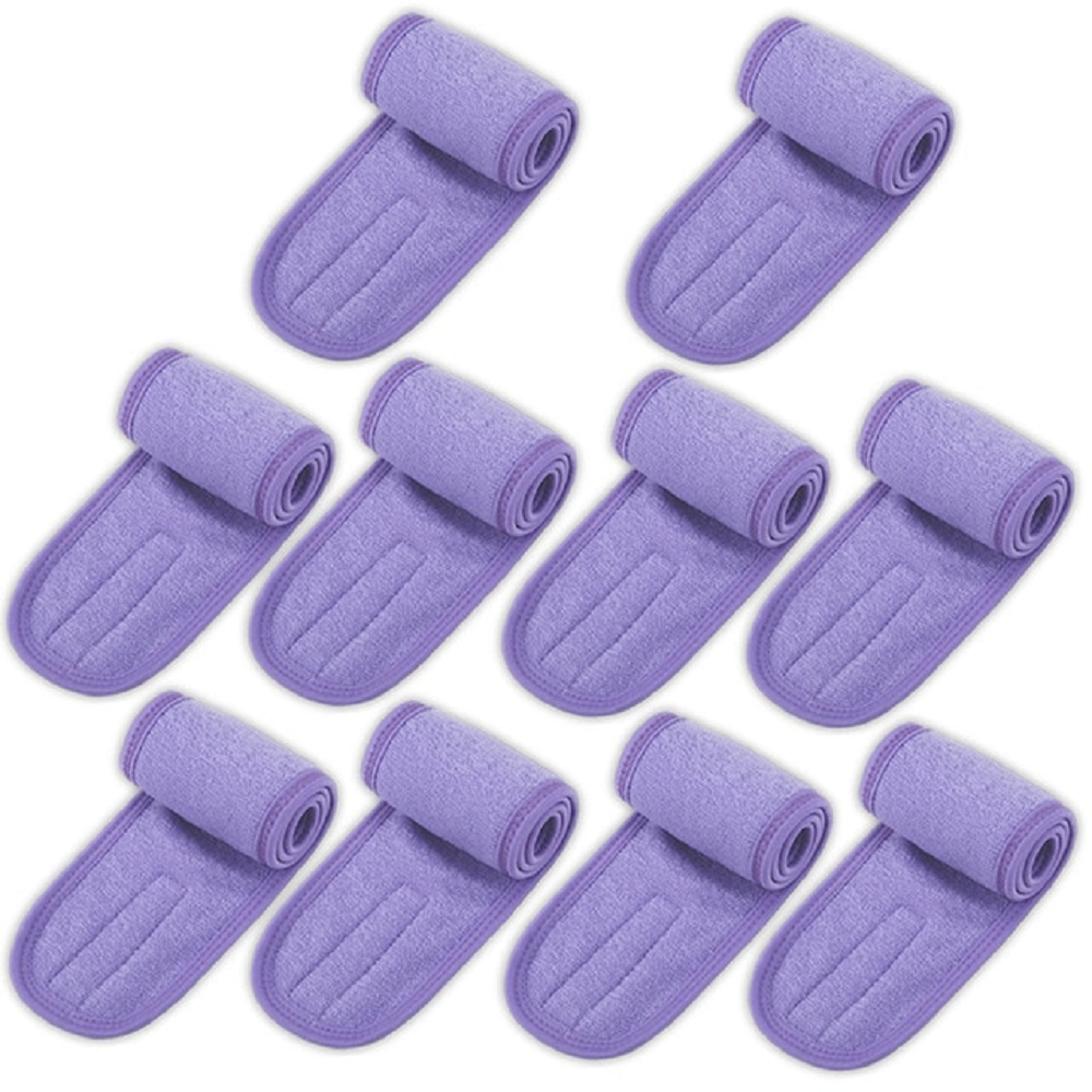 Spa facial headbands adjustable head wraps for women