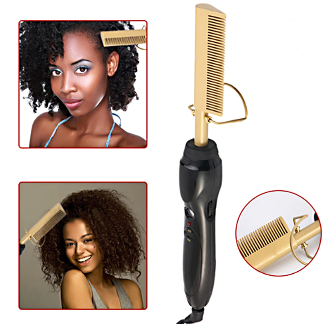 Professional Electrical Pressing Hair Comb iciCosmetic
