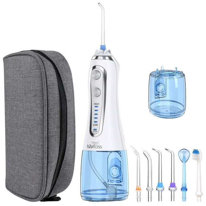 Oral Irrigator USB Rechargeable Water Flosser  Waterproof Teeth Cleaner iciCosmetic