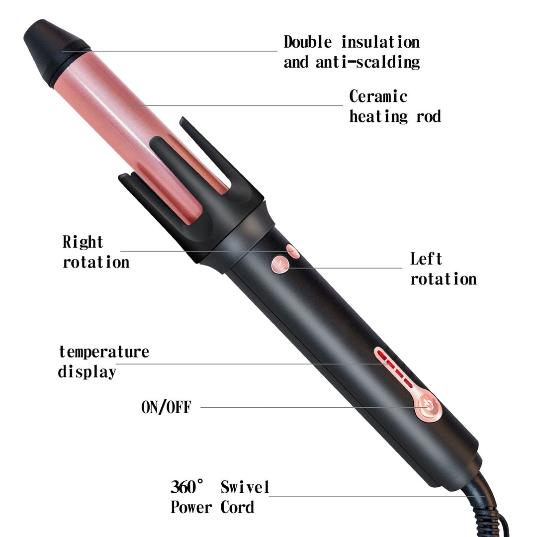 360° Auto Curling Wand for long-lasting curls iciCosmetic
