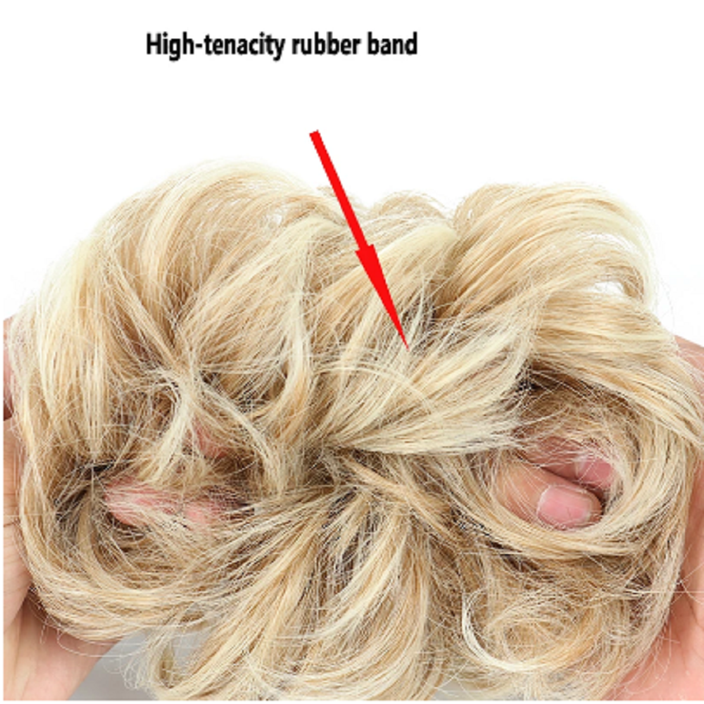 Synthetic Messy Bun Hair Extension – Elastic Chignon Donut