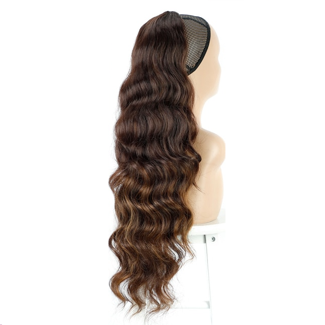 Long Wavy Ponytail Hair Synthetic