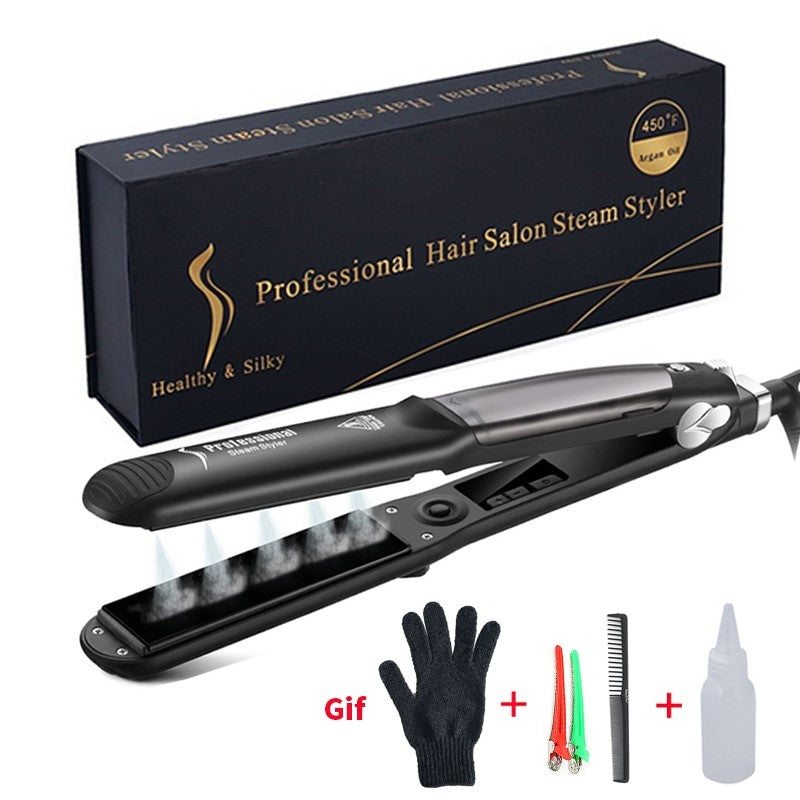 Professional hair iron straightener iciCosmetic