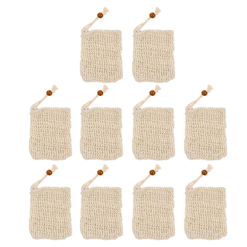 Exfoliating natural soap shower reusable bath bags