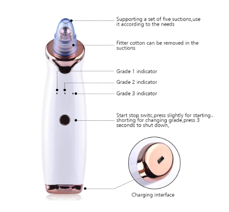 Vacuum Electric Facial Blackhead Removal iciCosmetic™