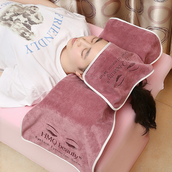 Reusable soft pillow towel hair caps SPA makeup accessories