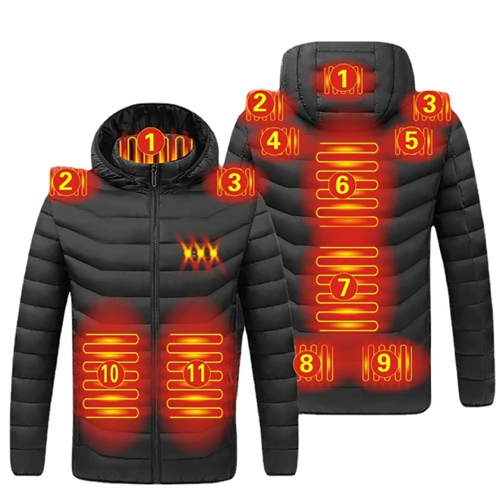 11 Heated Warm electric Heating Hoodie Jacket