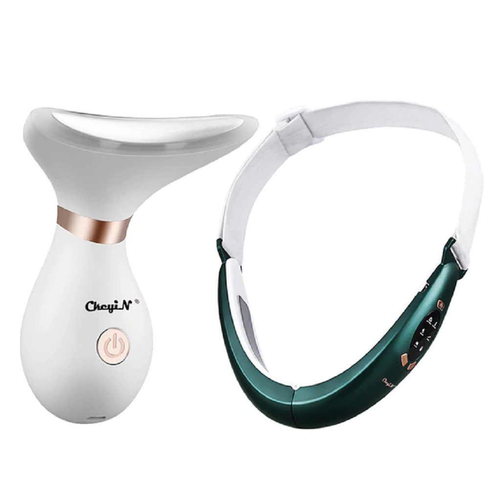 V shaped facial lifting slimming face tightening device kit