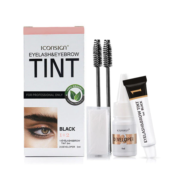 Eyelash dye eyebrow tint iciCosmetic