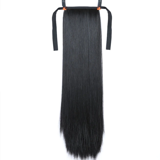 Synthetic hair extensions pony tail wigs