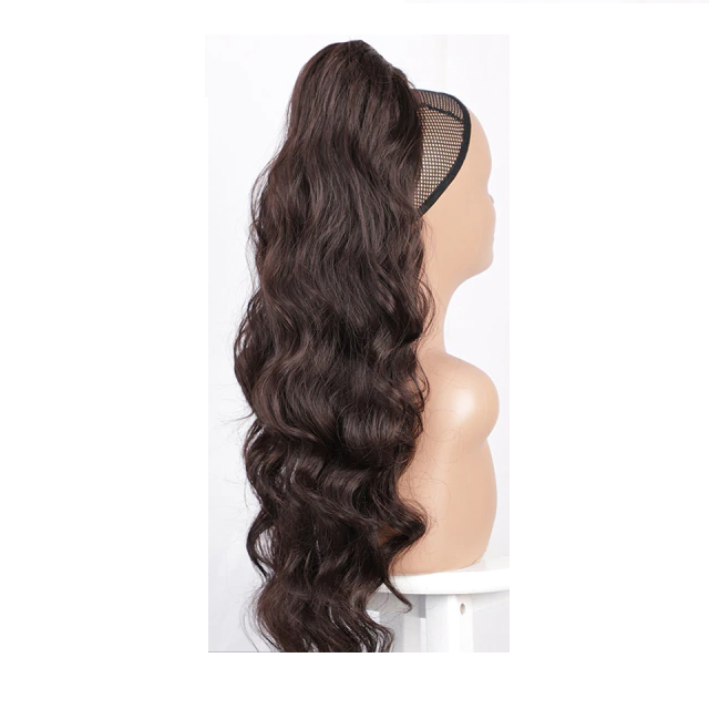 Long Wavy Ponytail Hair Synthetic