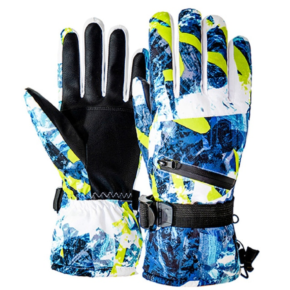 Unisex winter snowboard ski gloves non-slip touch screen
