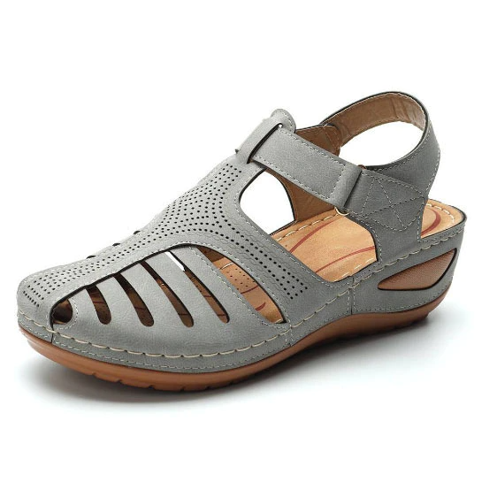 Women’s vintage wedge sandals iciCosmetic